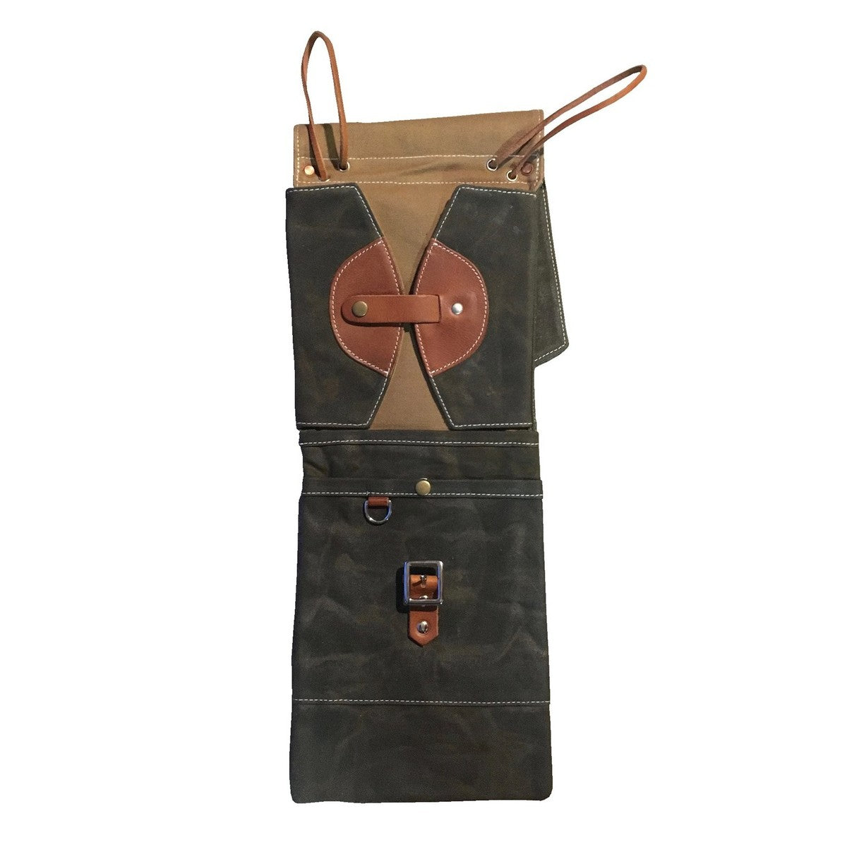 Tackle Waxed Canvas Drumstick Bag Inside